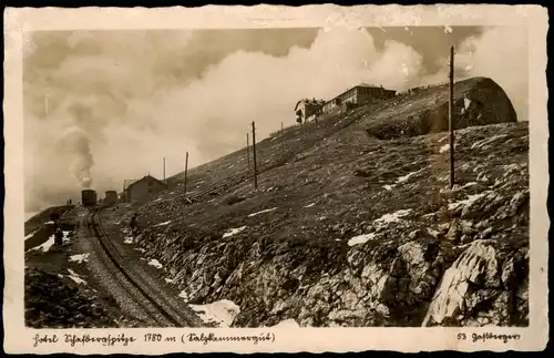 Ansichtskarte Schafberg Hotel Schafbergspitze Salzkammergut Bahn 1934