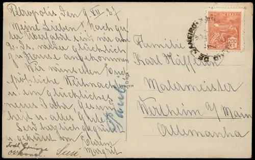 Postcard Rio de Janeiro Botafogo 1927