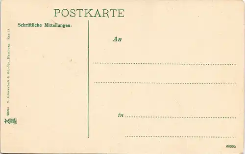 Ansichtskarte Westerland-Sylt Partie am Friedhof der Heimatlosen 1911