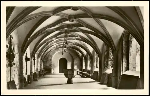 Ansichtskarte Saalfeld (Saale) Kreuzgang im ehem. Barfüßerkloster 1965