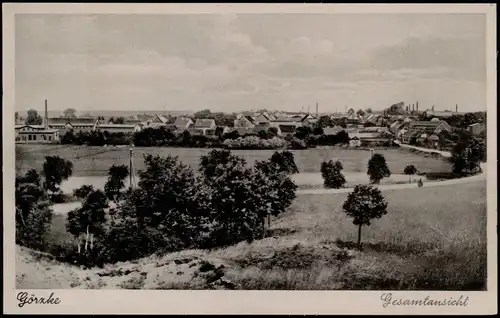 Ansichtskarte Görzke Panorama-Ansicht 1910