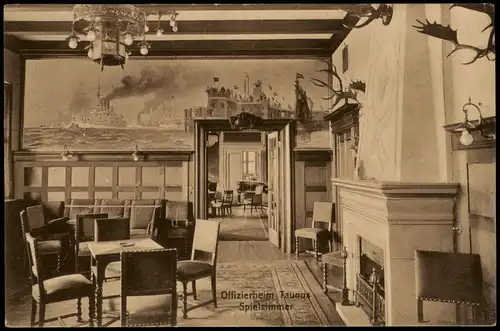 Falkenstein-Königstein (Taunus) Offizierheim Taunus Spielzimmer 1915