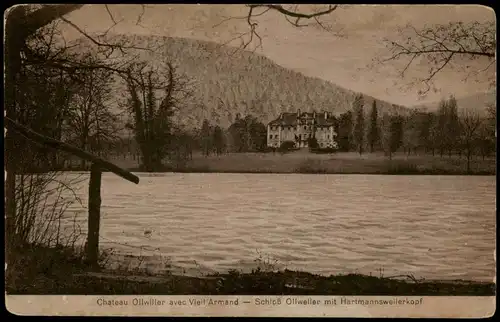 CPA Hartmannsweiler Hartmannswiller Schloss Ollwiller 1914