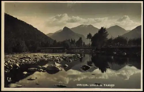 Cartoline Garessio Lungo il Tanaro 1930