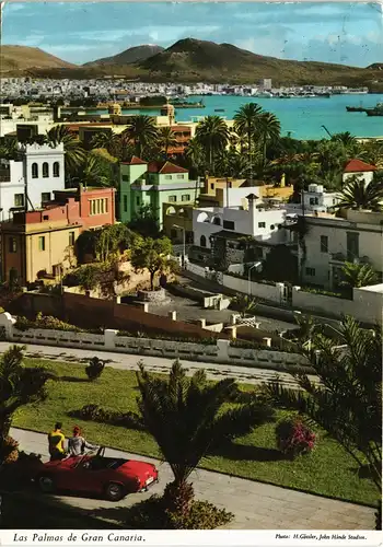 Las Palmas de Gran Canaria Panorama-Ansicht, Canary Islands 1977