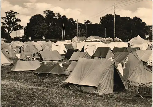 Ansichtskarte Meschendorf-Rerik Zeltplatz Campingplatz Camping DDR AK 1964