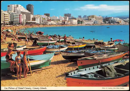Las Palmas de Gran Canaria Strand, Grand Canary, Canary Islands 1975