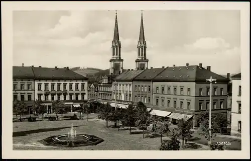 Ansichtskarte Oelsnitz (Vogtland) Marktplatz 1955