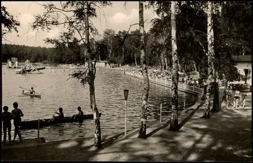 Ansichtskarte Schmannewitz-Dahlen Waldbad - Restaurant 1966