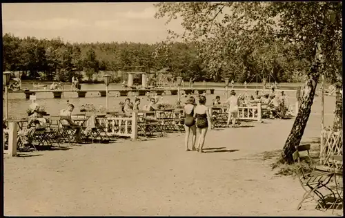 Ansichtskarte Schmannewitz-Dahlen Waldbad 1965