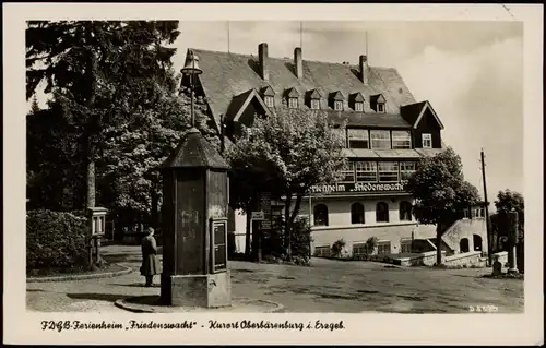 Oberbärenburg-Altenberg (Erzgebirge) FDGB Ferienheim "Friedenswacht" 1955