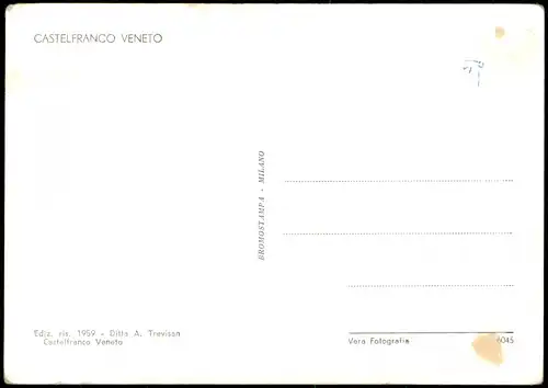 Cartoline Castelfranco Veneto Mehrbildkarte mit Ortsansichten 1960