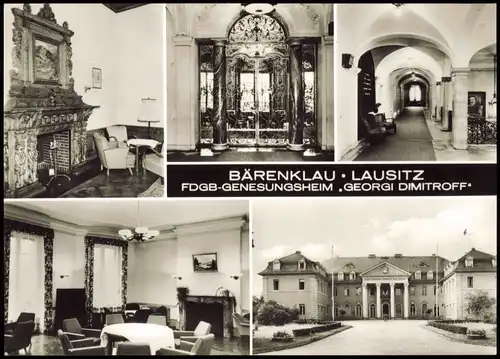 Bärenklau-Schenkendöbern Schloß (Genesungsheim) "Georgi Dimitroff" 1975