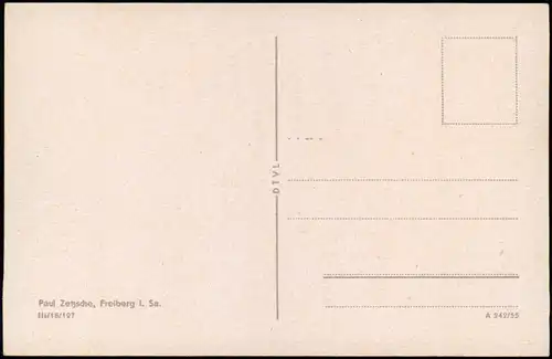 Ansichtskarte Helbigsdorf-Wilsdruff Panorama-Ansicht Dorf Fernansicht 1955