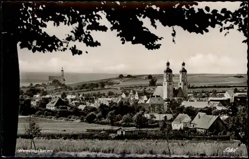 Ansichtskarte Wemding Panorama-Ansicht 1961