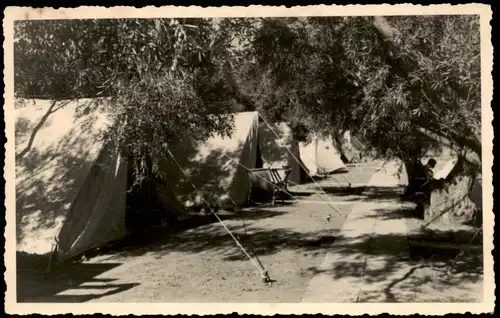 Foto KRETA (Allgemein) Zeltlager Creta 1940 Privatfoto