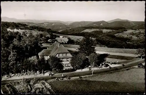 Ansichtskarte Elzach Pension Heidburg 550 m ü. M. 1963