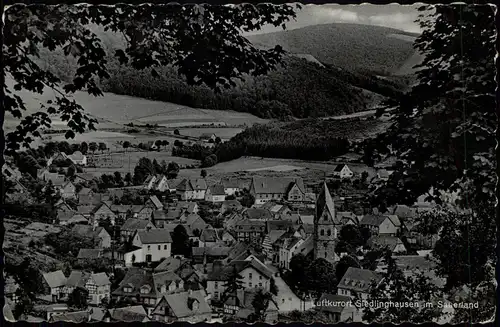 Ansichtskarte Siedlinghausen-Winterberg Blick auf die Stadt 1959