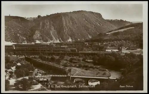 Ansichtskarte Bad Kreuznach Salinental 1928
