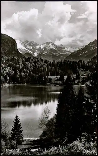Ansichtskarte Obersdorf Freibergsee - Fotokarte 1963