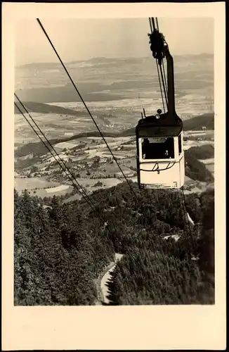 Ansichtskarte Freiburg im Breisgau Seilbahn - Fotokarte 1963