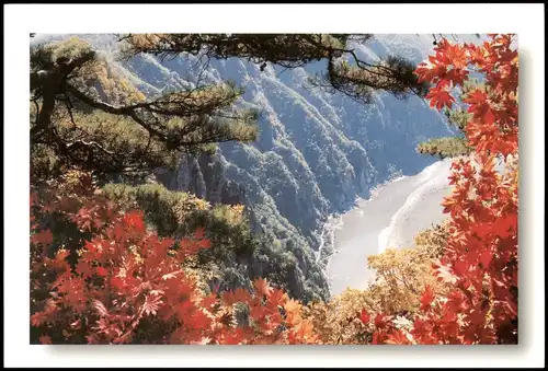 Postcard China (Allgemein) Yalu River China Ganzsachen-Postkarte 2000
