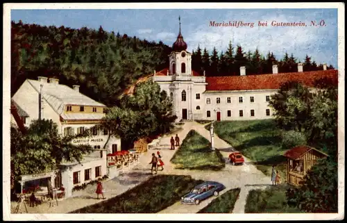 Ansichtskarte Gutenstein Wallfahrtskirche Mariahilfberg 1961