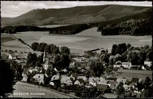 Ansichtskarte Eslohe (Sauerland) Stadtpartie 1970