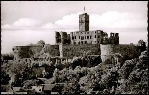 Ansichtskarte Königstein (Taunus) Burgruine Falkenstein 1962