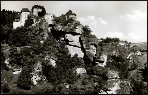 Ansichtskarte Ahorntal Burg Rabenstein (Oberfranken) 1962