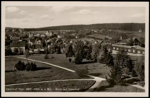 Ansichtskarte Oberhof (Thüringen) Partie an der Stadt 1937