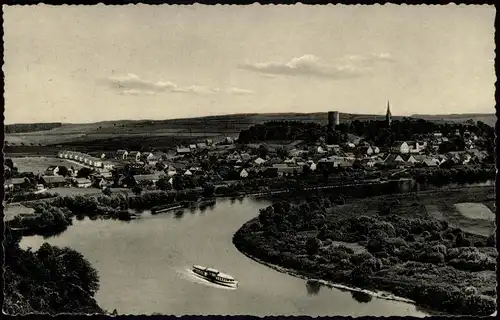 Ansichtskarte Bad Abbach Panorama-Ansicht Partie a.d. Donau 1956