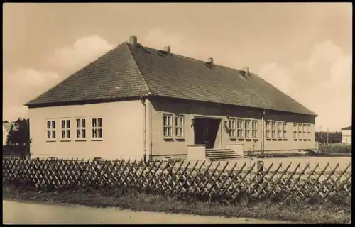 Ansichtskarte Torgelow Schule im Ortsteil Drögeheide (Meckl.) DDR AK 1960