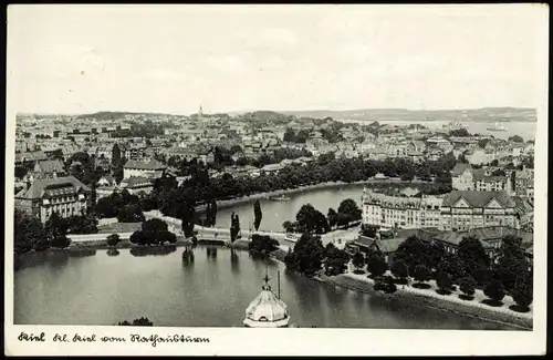 Ansichtskarte Kiel Blick über die Stadt 1934