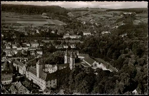 Ansichtskarte Bad Mergentheim Luftbild Luftaufnahme 1961