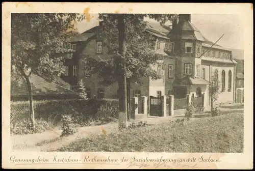 Kretscham-Rothensehma-Neudorf (Erzgebirge) Genesungsheim der  1950