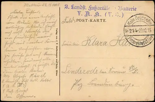 Postcard Mitau Jelgava Елгава Stadt, Künstlerkarte 1915  gel. Feldpost-Stempel
