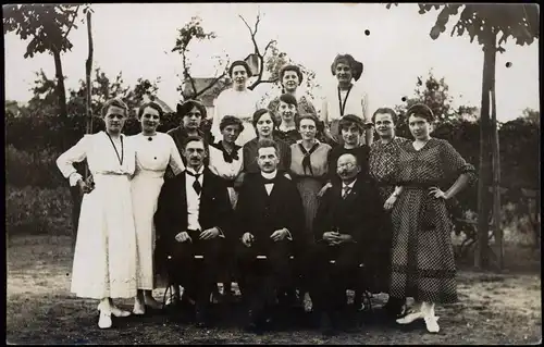 Ansichtskarte Heiligensee-Berlin Gruppenbild 1912