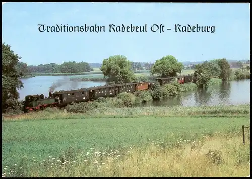 Dippelsdorf-Moritzburg Traditionsbahn Radebeul Ost-Radeburg 1984/1985