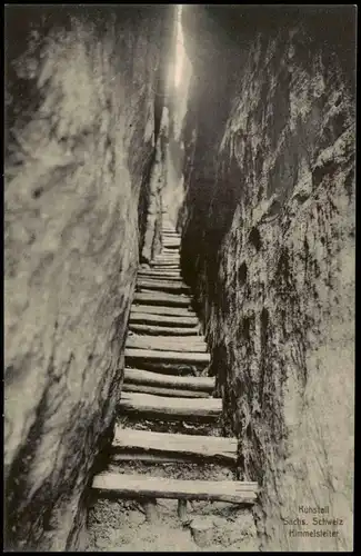 Kirnitzschtal-Sebnitz Kuhstall, Himmelsleiter Sächsische Schweiz 1913
