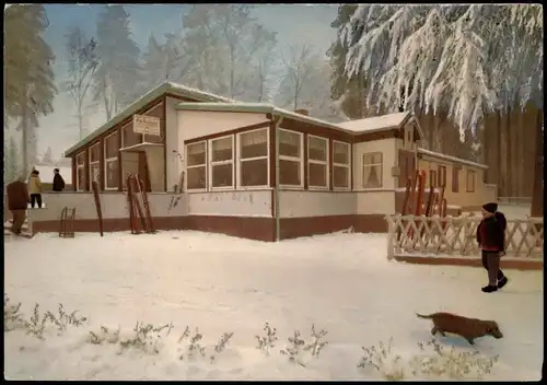 Ansichtskarte Königstein (Taunus) Restaurant Fuchstanz 1970