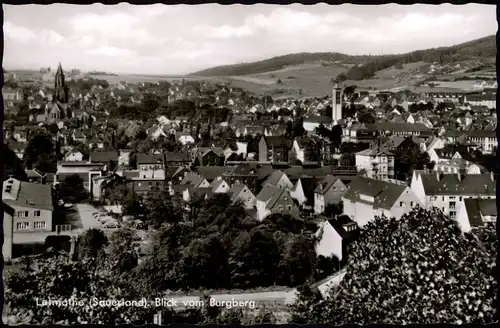Ansichtskarte Letmathe-Iserlohn Stadt und Straßenblick 1967