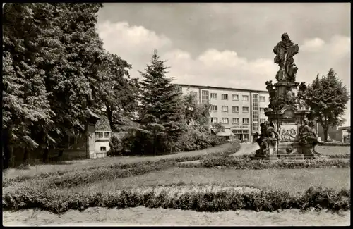Ansichtskarte Rathenow Stadtpartie - Denkmal 1963
