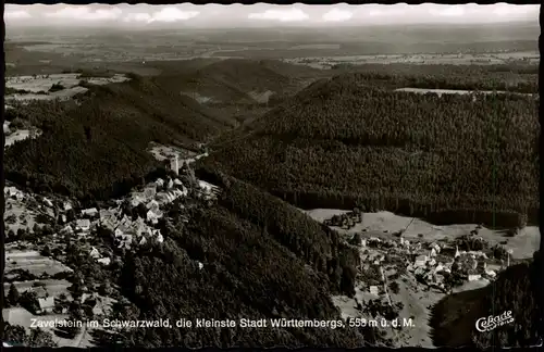Ansichtskarte Bad Teinach-Zavelstein Luftbild 1970