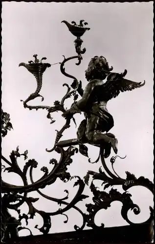 Ansichtskarte Amorbach Ehem. Abteikirche . Detail Chorgitter 1963