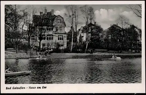 Ansichtskarte Bad Salzuflen Haus am See 1961