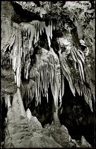 Pottenstein Teufelshöhle, Fränkische Schweiz Barbarossabart 1962