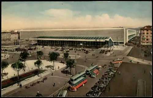 Sammelkarte Rom Roma Bahnhof / Stazione Termini 1964