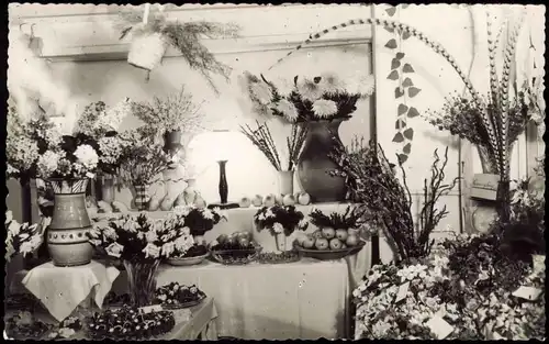 Sebnitz DDR Stadt der künstlichen Blumen Blumenschau Fa. C. F. Sturm 1958