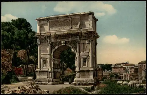 Sammelkarte Rom Roma ARCO DI TITO Künstlerkarte 1964